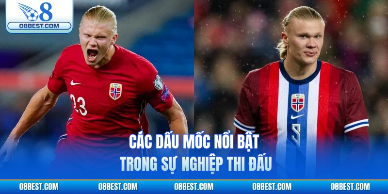 Các dấu mốc nổi bật trong sự nghiệp thi đấu